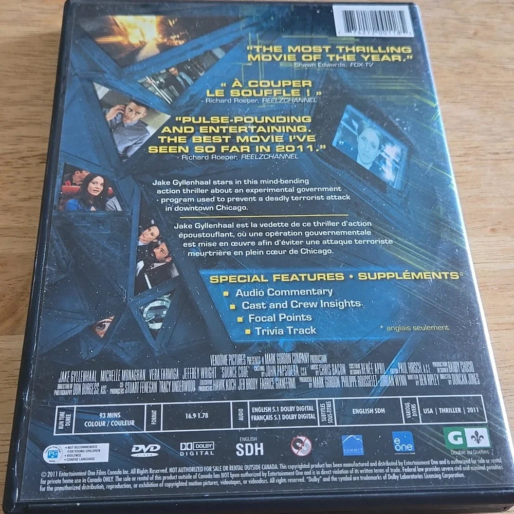 Source Code DVD - Picture 2 of 3